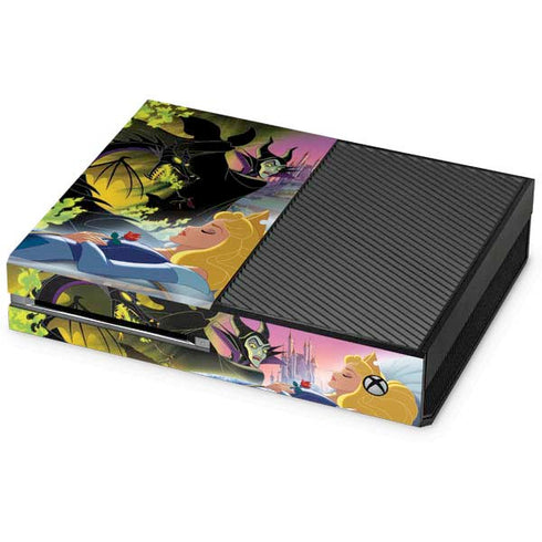 Disney Villains Sleeping Beauty and Maleficent Art Xbox One Console Skin