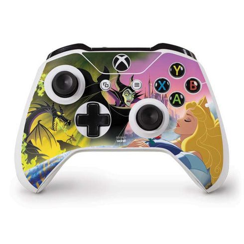 Disney Villains Sleeping Beauty and Maleficent Art Xbox One S Controller Skin