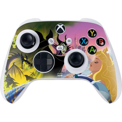 Disney Villains Sleeping Beauty and Maleficent Art Xbox Series S Controller Skin