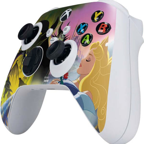 Disney Villains Sleeping Beauty and Maleficent Art Xbox Series S Controller Skin