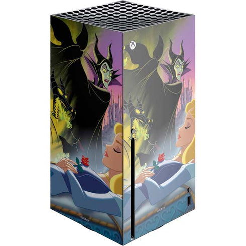 Disney Villains Sleeping Beauty and Maleficent Art Xbox Series X Console Skin