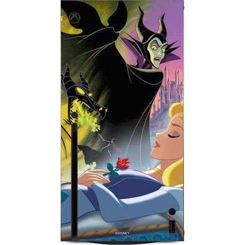 Disney Villains Sleeping Beauty and Maleficent Art Xbox Series X Console Skin