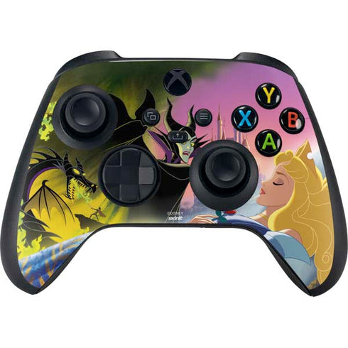 Disney Villains Sleeping Beauty and Maleficent Art Xbox Series X Controller Skin