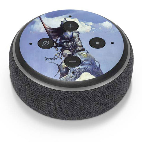 Frazetta Sliver Warrior Amazon Echo Dot Skin