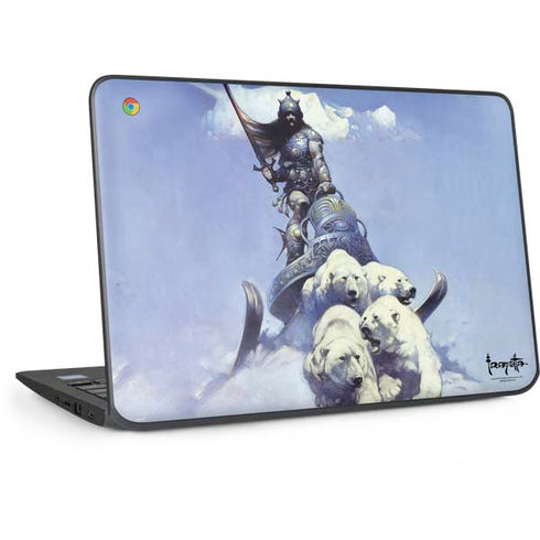 Sliver Warrior by Frazetta HP Chromebook Skin