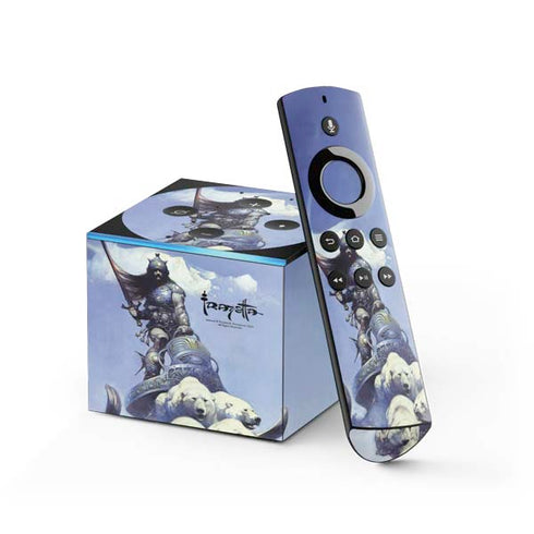 Frazetta Sliver Warrior Fire TV Cube Skin