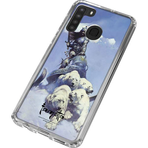 Frazetta Sliver Warrior Galaxy A21 Clear Case