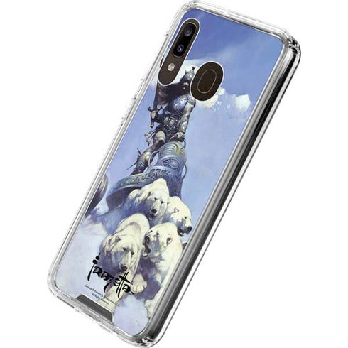 Frazetta Sliver Warrior Galaxy A30 Clear Case