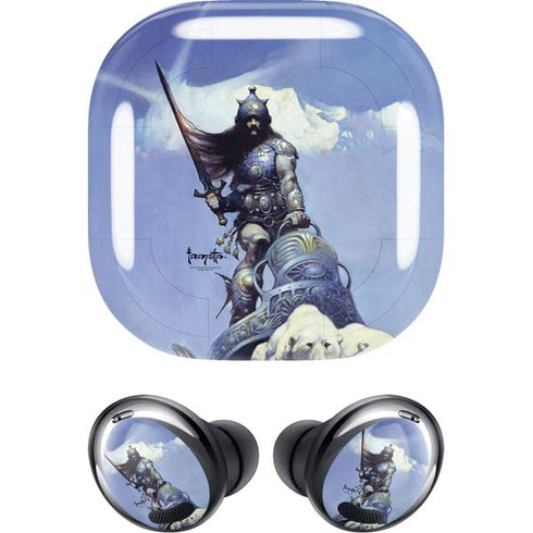 Frazetta Sliver Warrior Galaxy Buds Pro Skin