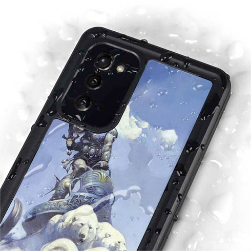 Frazetta Sliver Warrior Galaxy Note20 5G Waterproof Case
