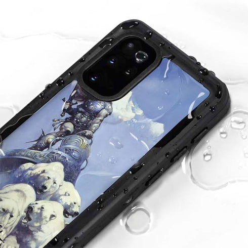 Frazetta Sliver Warrior Galaxy S20 Plus Waterproof Case
