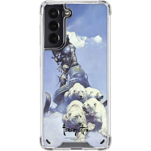 Frazetta Sliver Warrior Galaxy S21 5G Clear Case