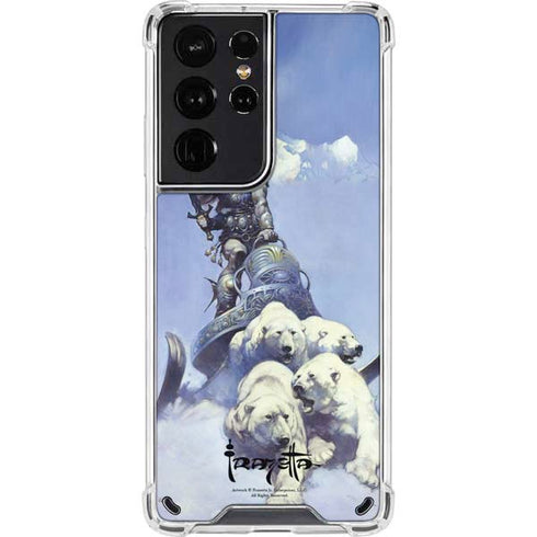 Frazetta Sliver Warrior Galaxy S21 Ultra 5G Clear Case