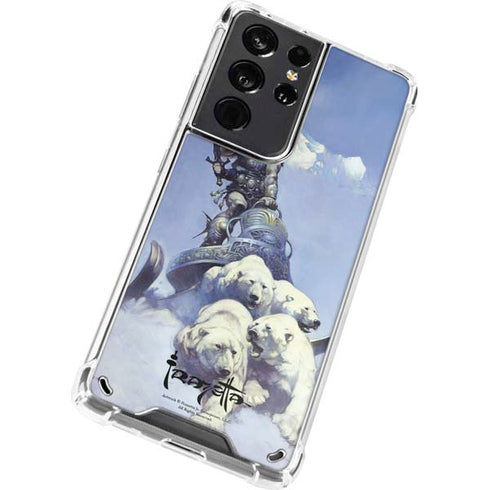 Frazetta Sliver Warrior Galaxy S21 Ultra 5G Clear Case