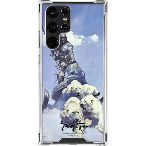 Frazetta Sliver Warrior Galaxy S22 Ultra Clear Case