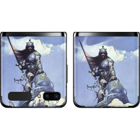 Frazetta Sliver Warrior Galaxy Z Flip Skin