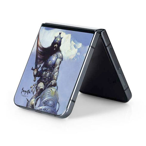Sliver Warrior by Frazetta Galaxy Z Flip5 5G Skin