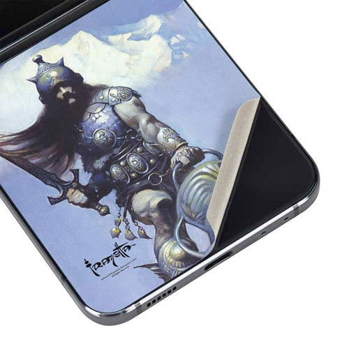 Sliver Warrior by Frazetta Galaxy Z Flip5 5G Skin