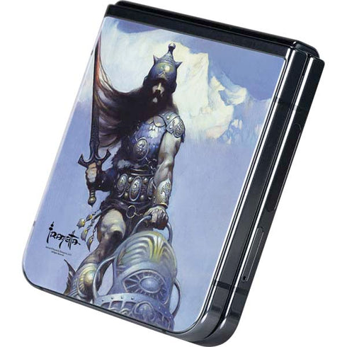 Sliver Warrior by Frazetta Galaxy Z Flip5 5G Skin