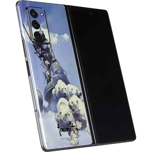 Frazetta Sliver Warrior Galaxy Z Fold2 5G Skin
