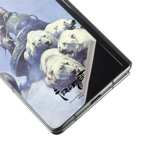 Frazetta Sliver Warrior Galaxy Z Fold2 5G Skin