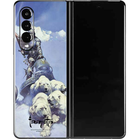 Frazetta Sliver Warrior Galaxy Z Fold3 5G Skin