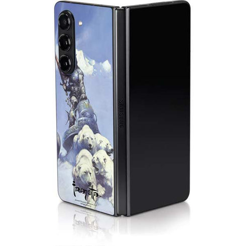Sliver Warrior by Frazetta Galaxy Z Fold5 5G Skin