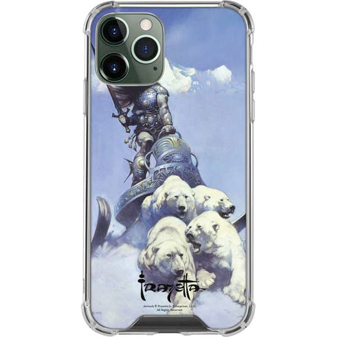 Sliver Warrior by Frazetta iPhone 11 Pro Max Clear Case
