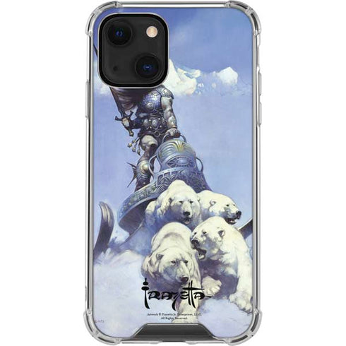 Frazetta Sliver Warrior iPhone 13 Mini Clear Case