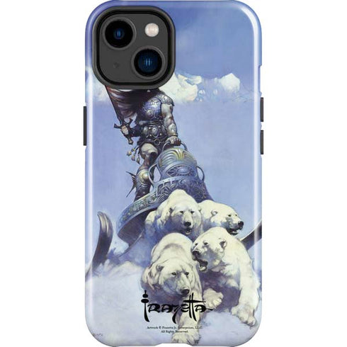 Sliver Warrior by Frazetta iPhone 15 Plus Impact Case