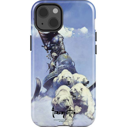 Sliver Warrior by Frazetta iPhone 15 Impact Case