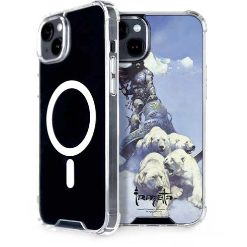 Sliver Warrior by Frazetta iPhone 15 Plus MagSafe Case