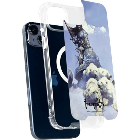 Sliver Warrior by Frazetta iPhone 15 Plus MagSafe Case