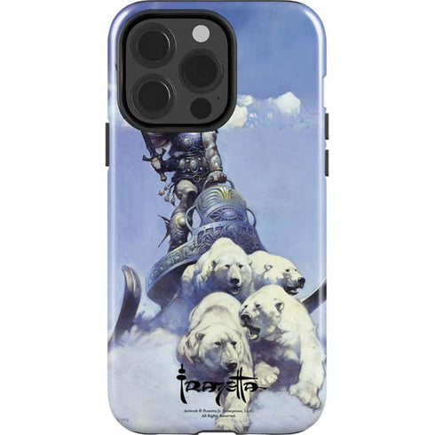 Frazetta Sliver Warrior iPhone 14 Pro Impact Case