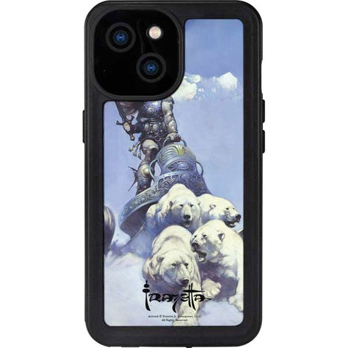 Sliver Warrior by Frazetta iPhone 15 Waterproof Case
