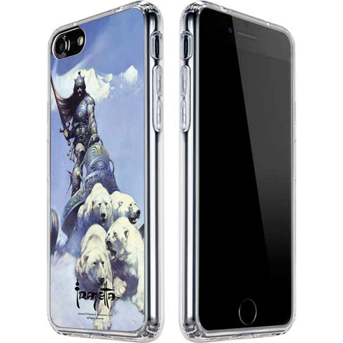 Frazetta Sliver Warrior iPhone SE (2nd & 3rd Gen) Clear Case