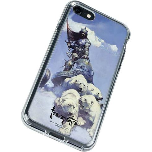 Frazetta Sliver Warrior iPhone SE (2nd & 3rd Gen) Clear Case