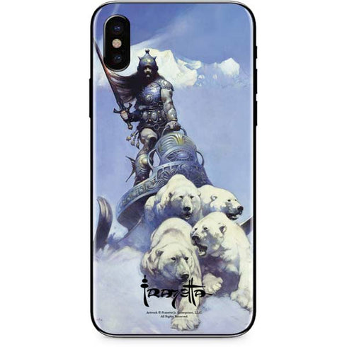 Frazetta Sliver Warrior iPhone X Skin