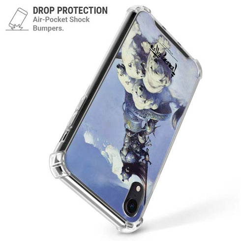 Sliver Warrior by Frazetta iPhone XR Clear Case