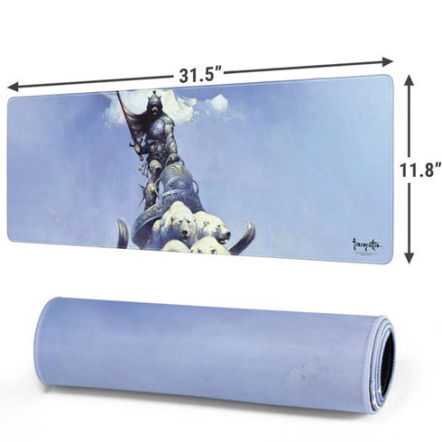 Sliver Warrior by Frazetta Gaming Mouse Pad