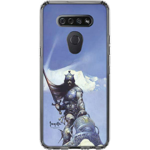 Sliver Warrior by Frazetta LG K51/Q51 Clear Case