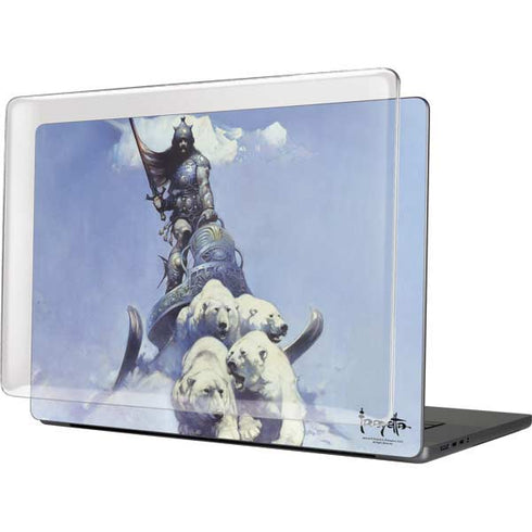 Sliver Warrior by Frazetta MacBook Pro 16in (2021-25) Case plus Skin