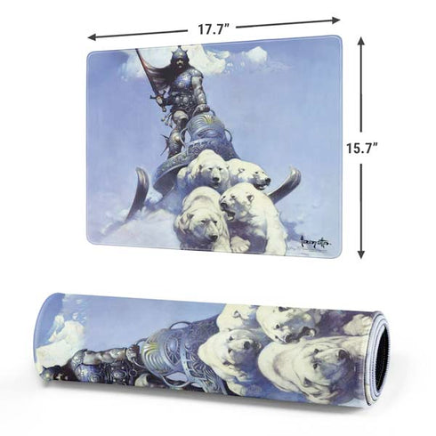 Sliver Warrior by Frazetta Gaming Mouse Pad