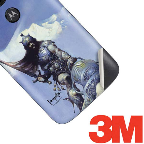 Frazetta Sliver Warrior Moto E5 Play Skin
