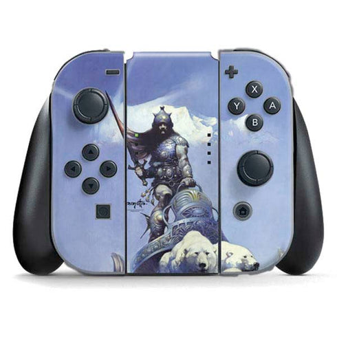 Sliver Warrior by Frazetta Nintendo Switch (2017-2021) Joy-Con Controller Skin