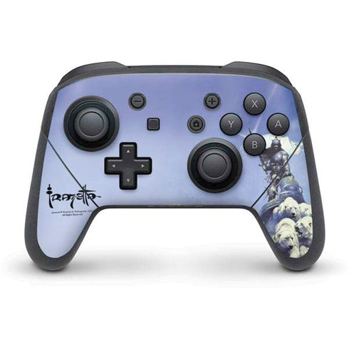 Frazetta Sliver Warrior Nintendo Switch Pro Controller Skin