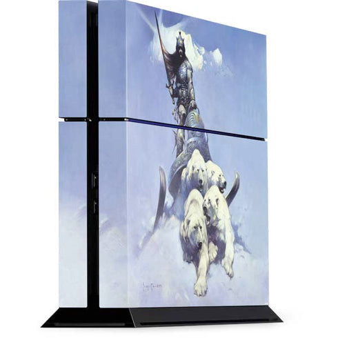 Frazetta Sliver Warrior PS4 Console Skin