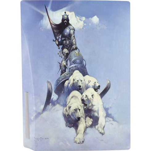 Frazetta Sliver Warrior PS5 Console Skin