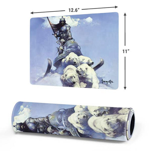 Sliver Warrior by Frazetta Gaming Mouse Pad