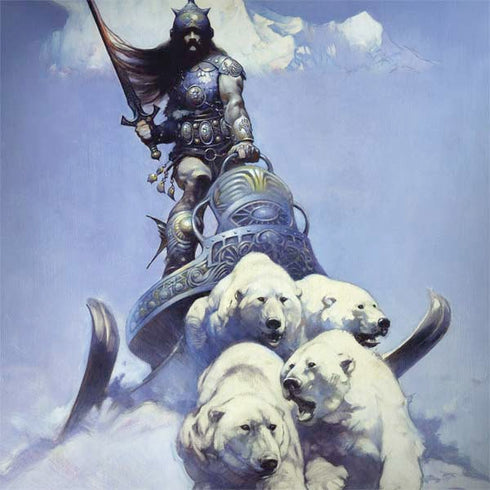 Frazetta Sliver Warrior Surface Book 2 13.5in Skin